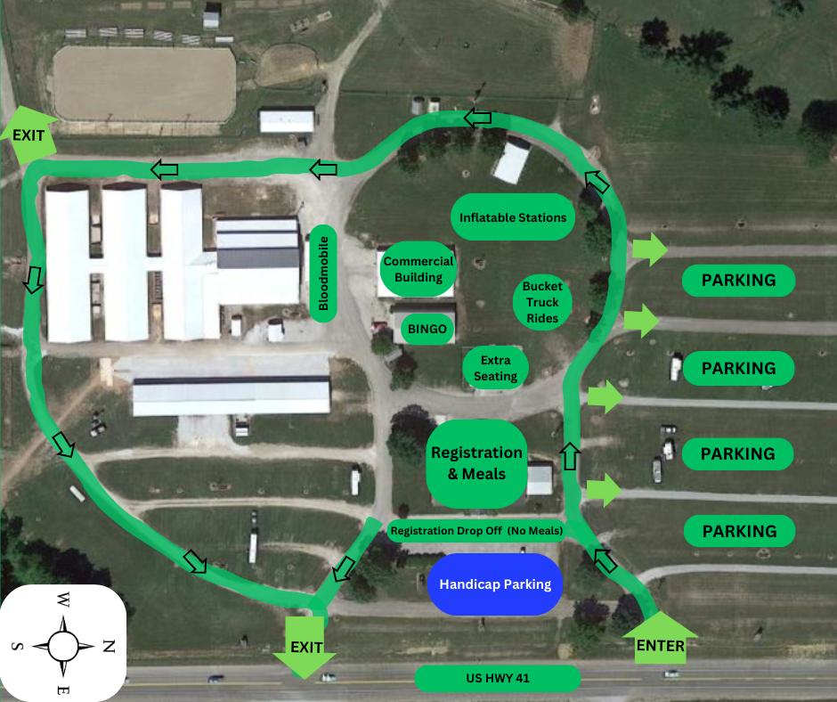 Map of Fairgrounds