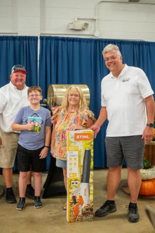 STIHL Leaf Blower Winner, Tammy Carr-Bailey