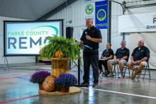 CEO Chadd Jenkins at Business Meeting