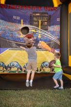 young members enjoy games
